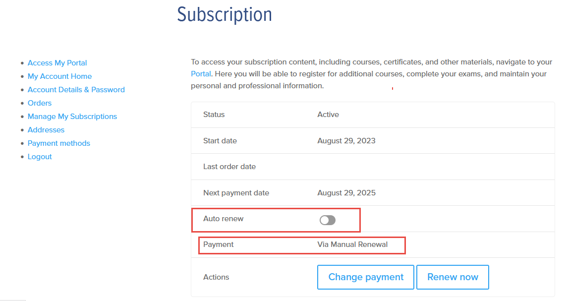 A screenshot of a subscription

Description automatically generated